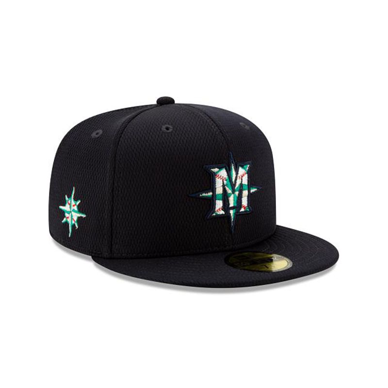 MLB Seattle Mariners 2021 Spring Training 59Fifty Fitted (GZP7520) - Blue New Era Caps